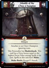 Mantle of the Onyx Champion